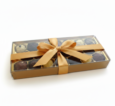 Preview: 20er Goldi Verpackung Pralinen mit schleife